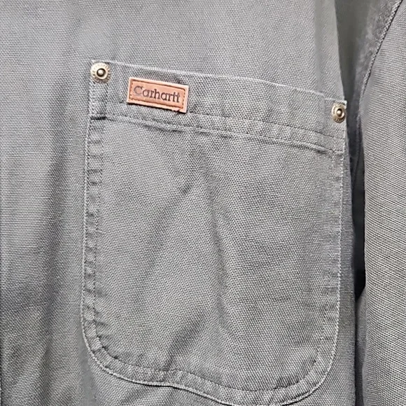 Vintage Carhartt Shirt Jacke Men's Size Medium - Picture 3 of 11